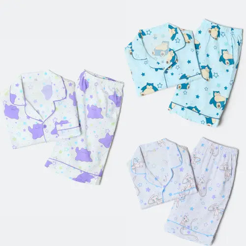 SPAO POKEMON 短袖睡衣套裝｜百變怪 卡比獸 夢幻