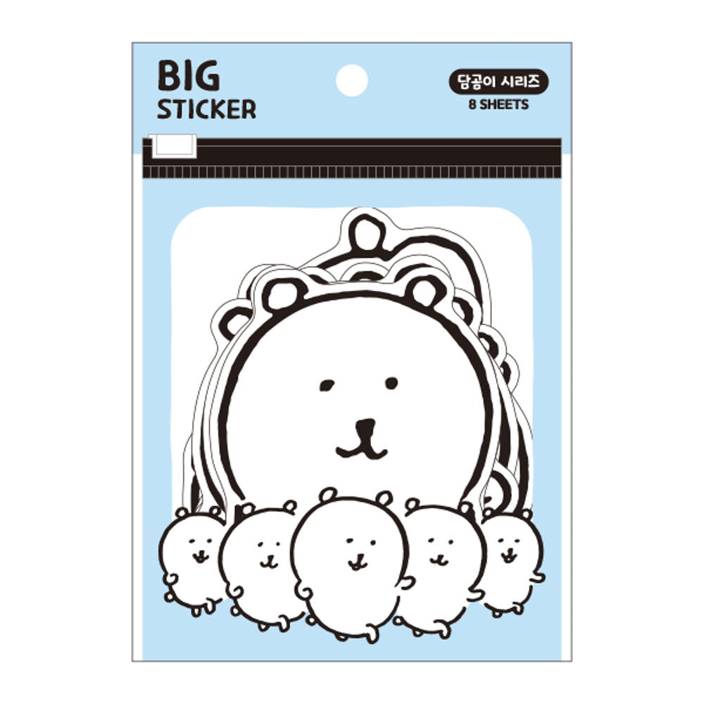 韓國限定 JOKE BEAR BIG STICKER 一包8張