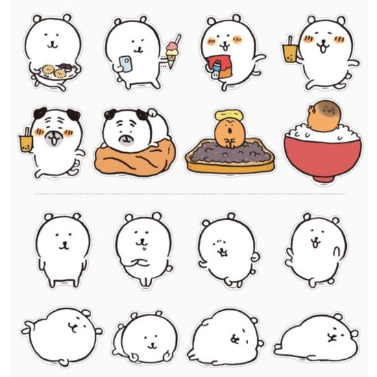 韓國限定 JOKE BEAR BIG STICKER 一包8張