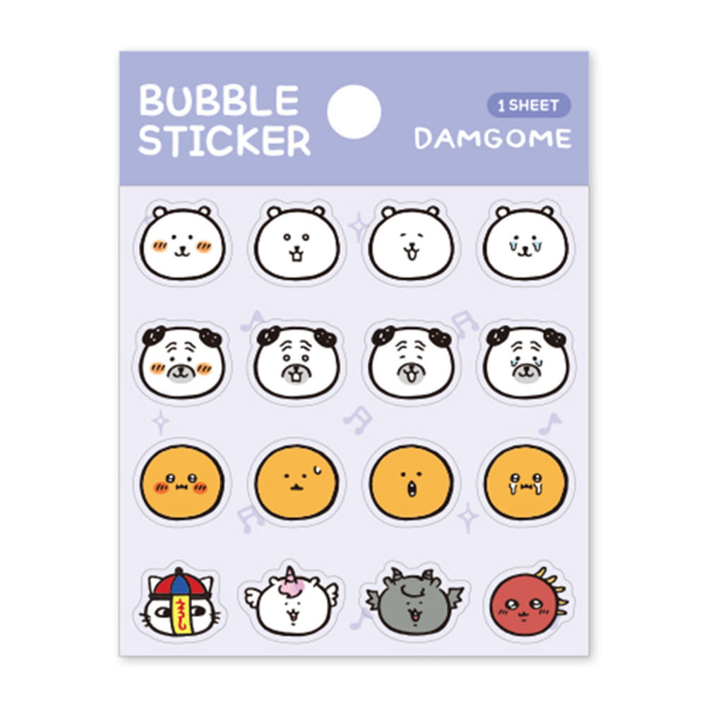 韓國限定 JOKE BEAR BUBBLE STICKER 泡泡貼紙 2款