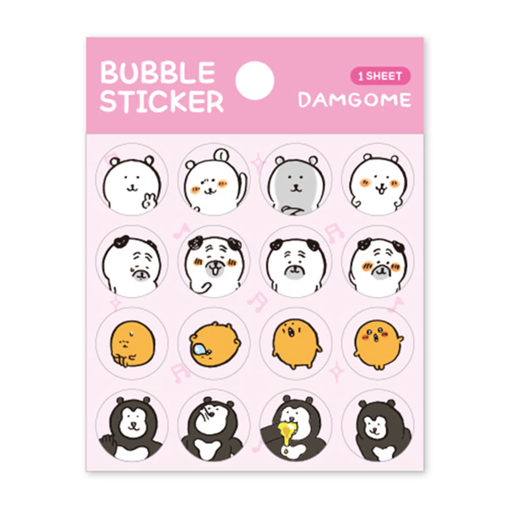 韓國限定 JOKE BEAR BUBBLE STICKER 泡泡貼紙 2款
