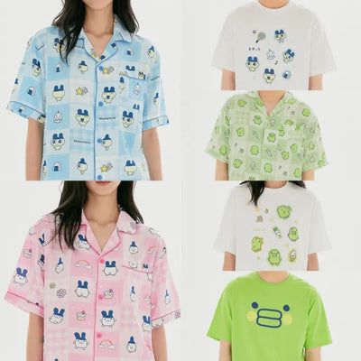 SPAO TAMAGOTCHI 他媽哥池 短袖睡衣套裝 T-Shirt