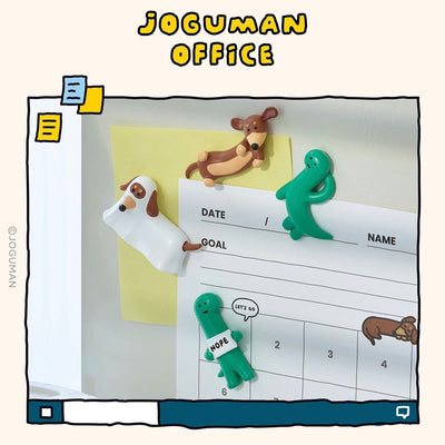 JOGUMAN OFFICE Brachio Woody 磁石4件套裝