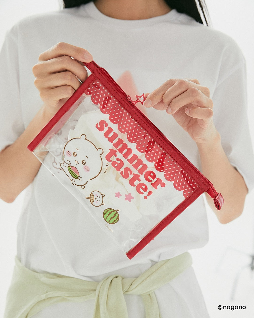 SPAO CHIIKAWA SUMMER 透明袋 收納包