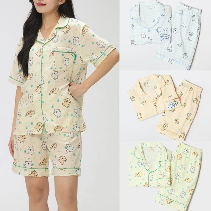 SPAO MALTESE PAJAMA SET 線條小狗 短袖睡衣套裝 3款