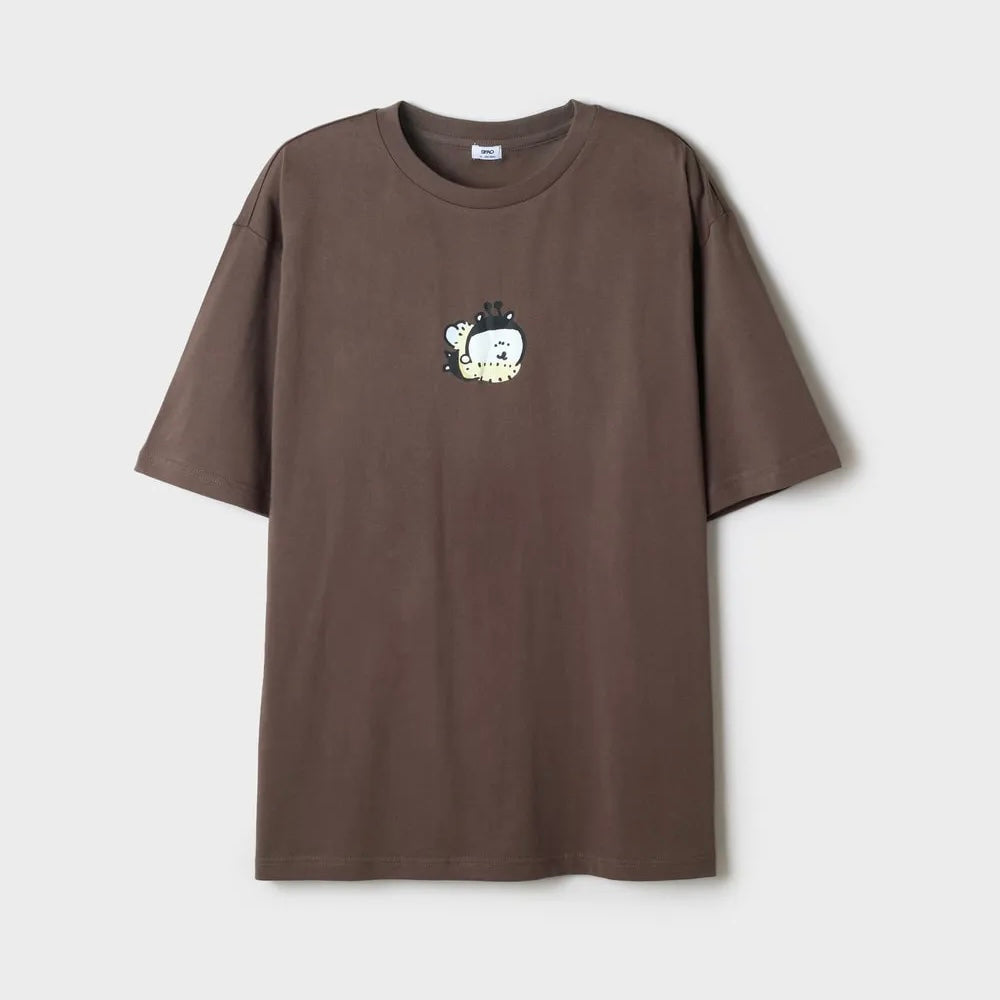 SPAO JOKE BEAR T-SHIRT BROWN