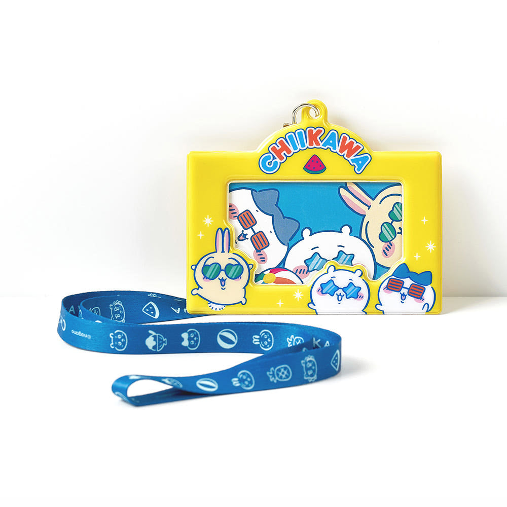 韓國限定 CHIIKAWA SUMMER PHOTO CARD HOLDER 相卡套連掛頸繩