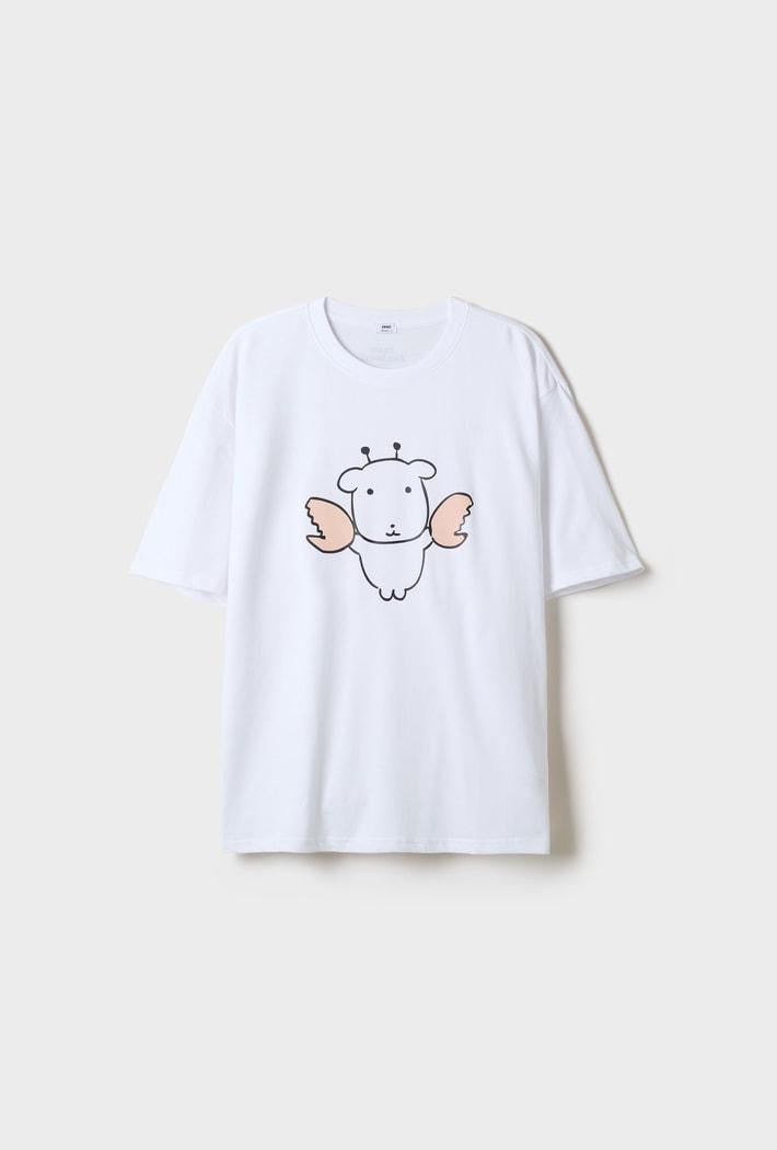 SPAO GANADI 星座系列 T-SHIRT TEAM SEAFOOD