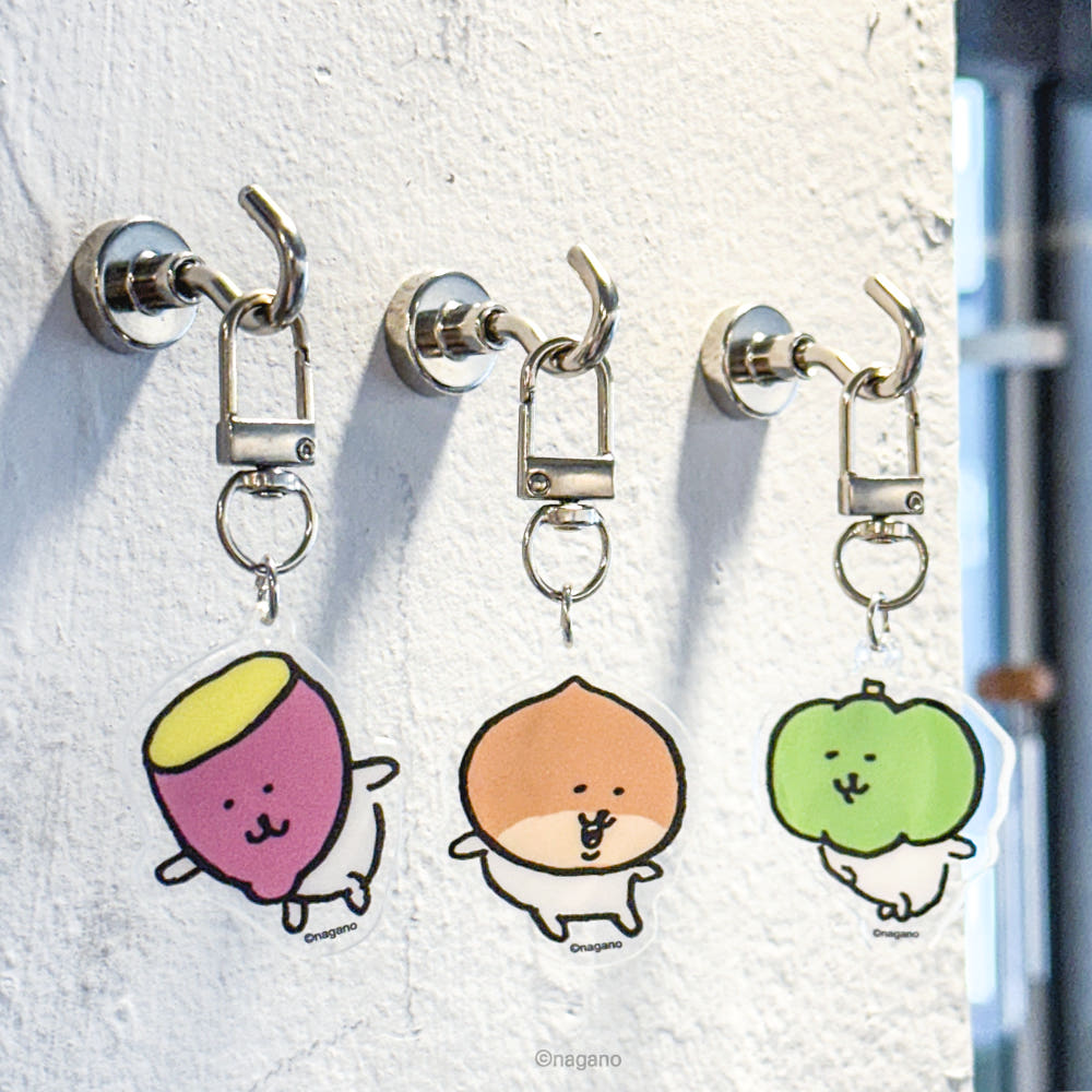 韓國限定 JOKE BEAR FRUITS ACRYLIC KEYRING 白熊 蔬果系列 亞加力鎖匙扣