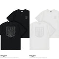 mahagrid 進擊的巨人聯名 SURVEY CORP BASIC TEE_BLACK WHITE