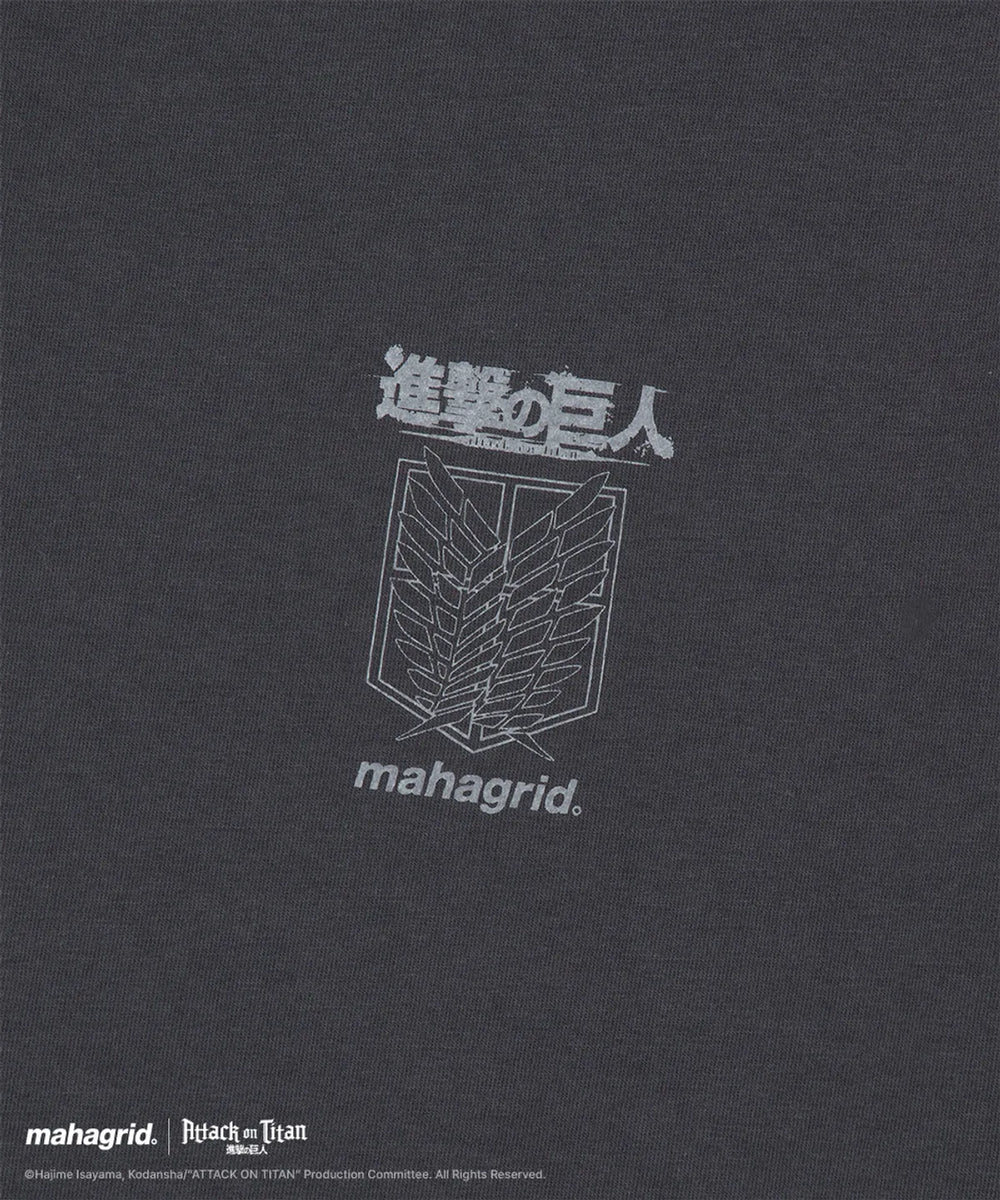 mahagrid 進擊的巨人聯名 WASHED COLOSSUS TITAN TEE