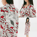 SPAO 伊藤潤二 X SANRIO聯名 富江 HELLO KITTY 短袖睡衣套裝