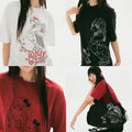 SPAO 伊藤潤二 X SANRIO聯名 富江 HELLO KITTY TEE/單肩包/鎖匙扣