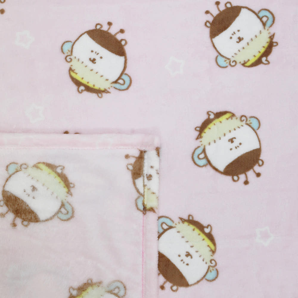 [韓國限定]JOKE BEAR 白熊 保暖毛毯 毛氈 PINK