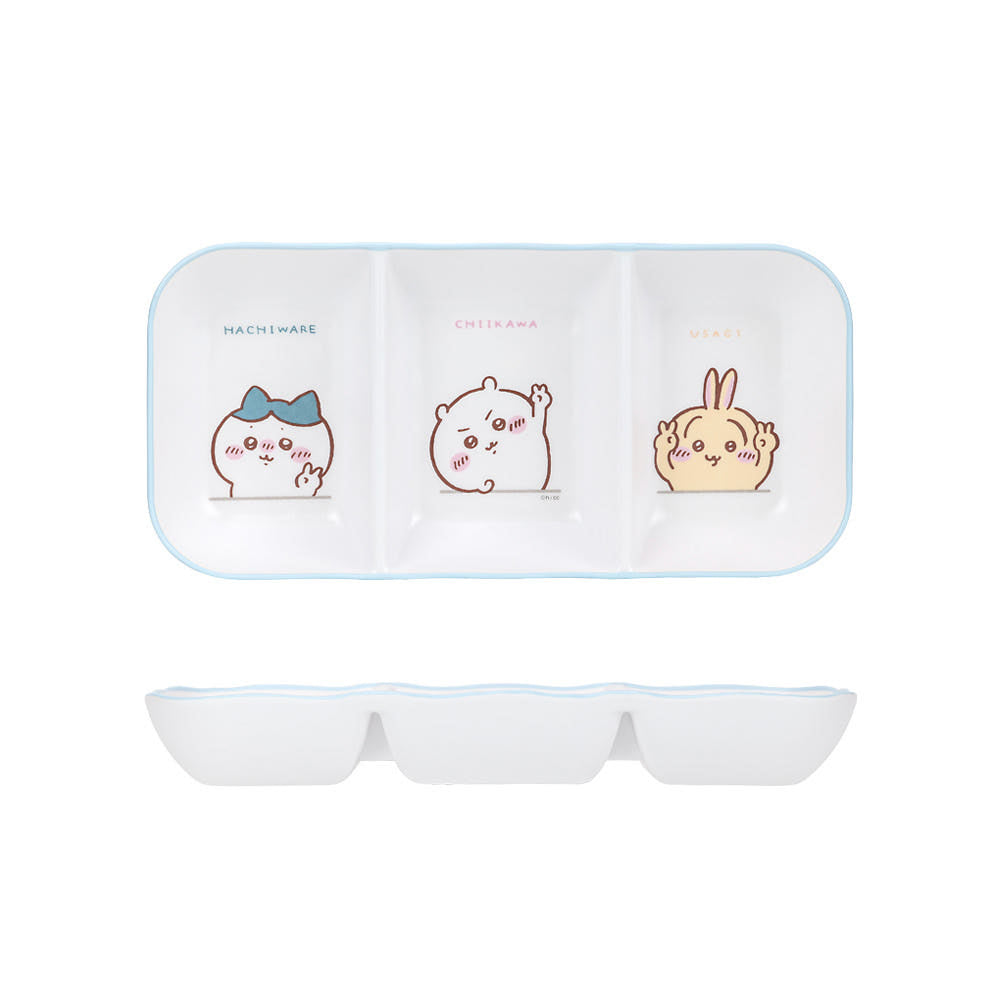 [韓國限定] CHIIKAWA 吉伊卡哇 3格碟 醬油醬料碟