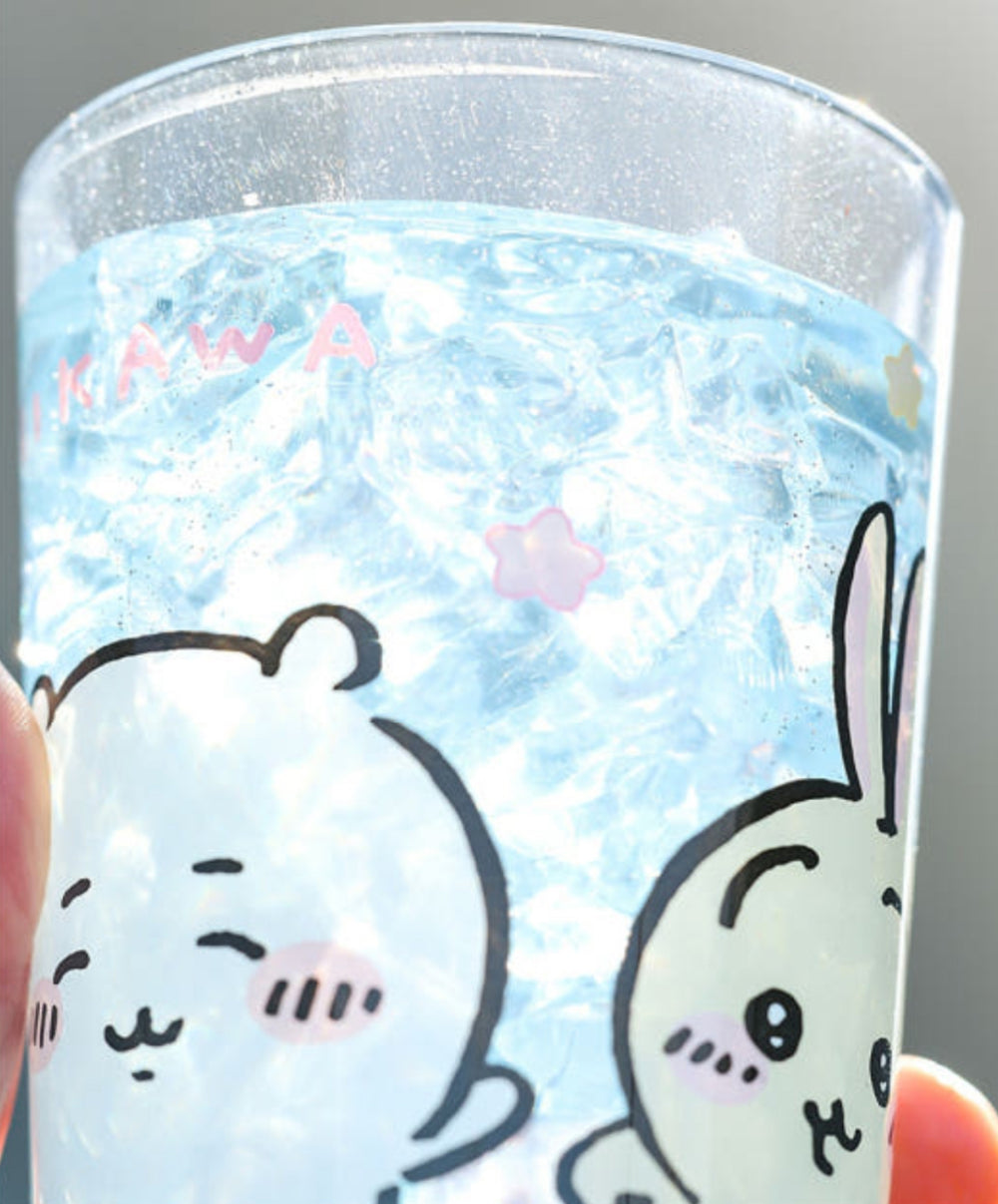 [韓國限定] CHIIKAWA 吉伊卡哇 閃閃透明大容量杯 500ml