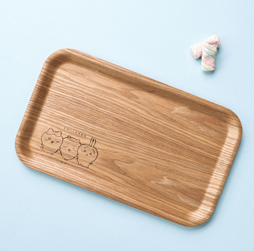 [韓國限定] CHIIKAWA 吉伊卡哇 天然原木托盤