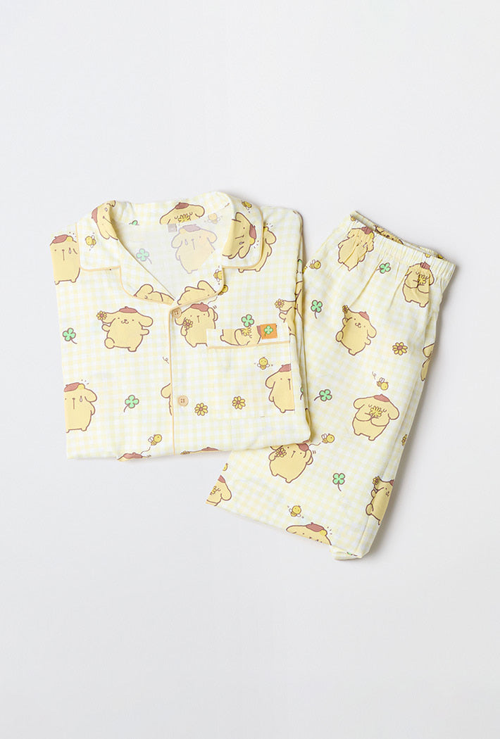 SPAO SANRIO 長袖睡衣套裝 Hello Kitty/水怪/布甸狗/PC狗