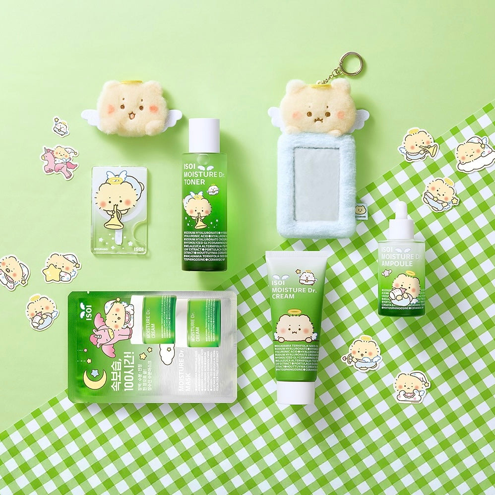 ISOI x mangomee Moisture Dr 爽膚水/精華/面霜/面膜 送限定贈品