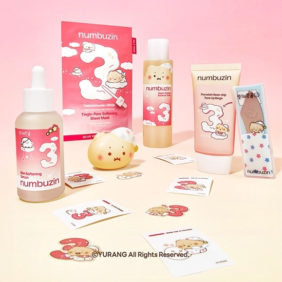 Numbuzin X mangomee 3號系列 面膜/精華爽膚水/亮肌防曬/保濕精華