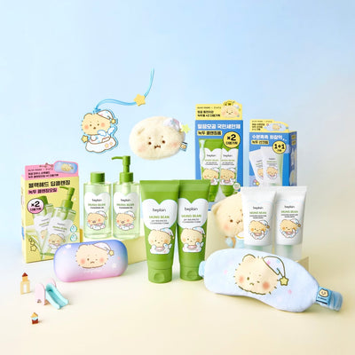 Beplain x mangomee 綠豆系列 潔面泡沫/卸妝油/防曬霜 送限定贈品