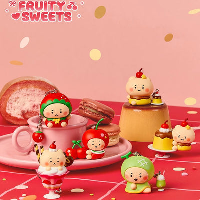 Olive Young x mangomee Fruity Sweets Figure Keyring 全6種