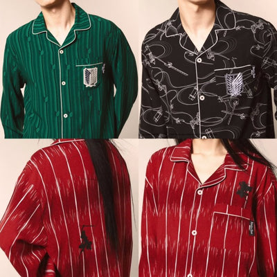 SPAO 進擊的巨人聯名 長袖睡衣套裝 3款