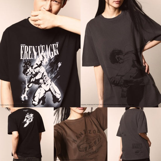 SPAO 進擊的巨人聯名 短袖T恤 T-shirt 4款