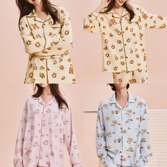 SPAO Rilakkuma 鬆弛熊 長袖睡衣套裝 3款