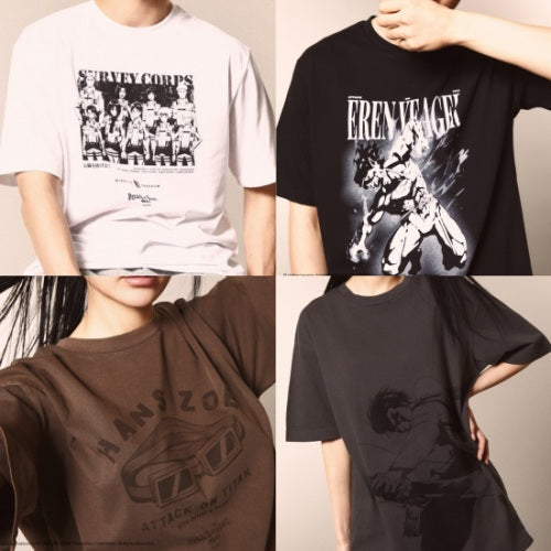 SPAO 進擊的巨人聯名 短袖T恤 T-shirt 4款