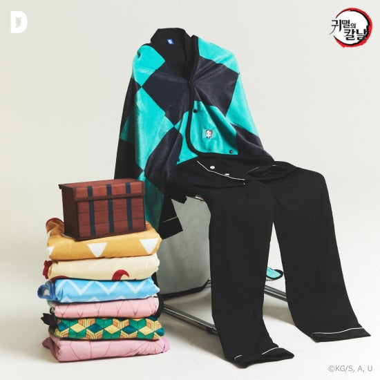 韓國限定 鬼滅之刃 羽織披肩毛毯 13款