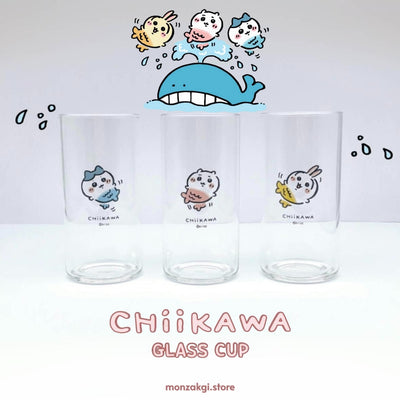 [韓國限定] CHIIKAWA 吉伊卡哇 玻璃杯 人魚CHII/小八/兔兔