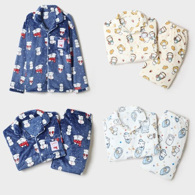 SPAO GANADI WINTER PAJAMA 珊瑚絨睡衣套裝 3款