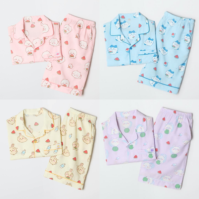 SPAO CHIIKAWA PAJAMA SET 短袖睡衣套裝｜CHII/小八/兔兔/飛鼠