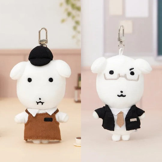 GANADI 公仔鎖匙扣掛飾 咖啡師/校服