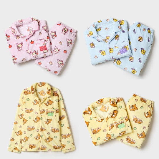 SPAO Rilakkuma WINTER PAJAMA 鬆弛熊 珊瑚絨睡衣套裝 3款