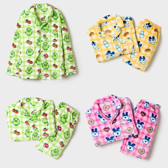 SPAO TAMAGOTCHI WINTER PAJAMA 他媽哥池 珊瑚絨睡衣套裝 3款