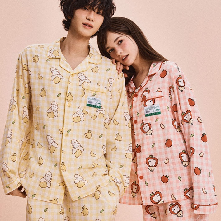 SPAO GANADI MART PAJAMA SET 長袖睡衣 2色