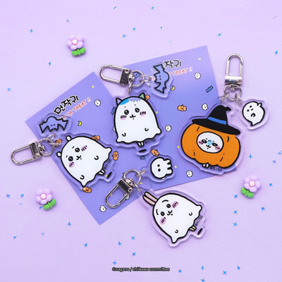 韓國限定 CHIIKAWA HALLOWEEN KEYRING 萬聖節亞加力鎖匙扣