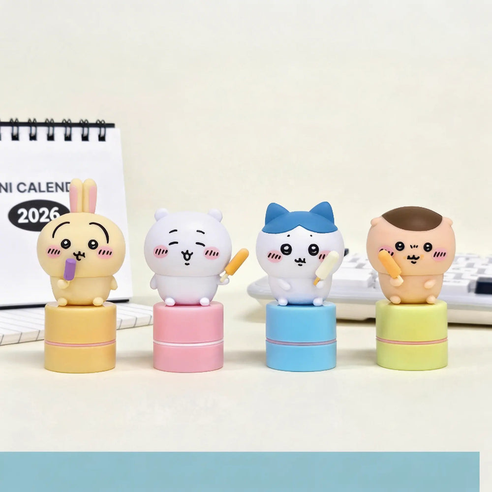 韓國限定 CHIIKAWA Stamp Figure 4款