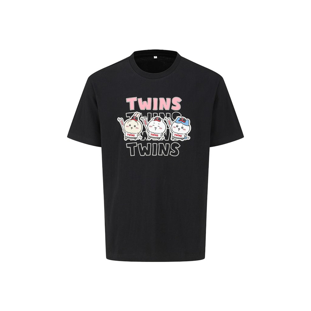 LG TWINS X CHIIKAWA聯名 T-Shirt 黑色