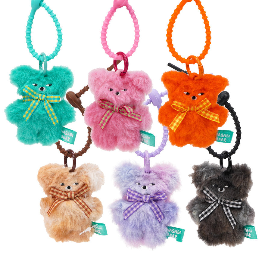 WASABI BEAR 芥末熊 鎖匙扣 8cm 6款