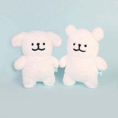 韓國限定 MALTESE 線條小狗公仔 25cm | 2款