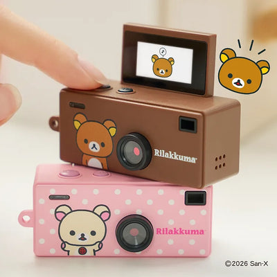 預約 韓國限定 Rilakkuma 鬆弛熊 迷你復古數碼相機