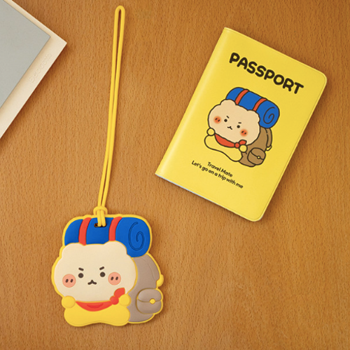 YURANG BEAR 망그러진곰 MANGOMEE Passport套及行李牌