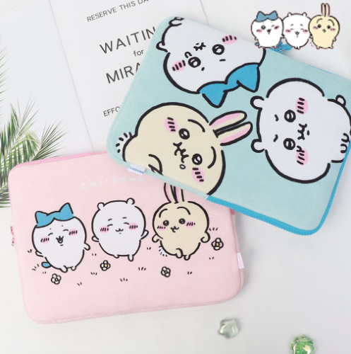 [韓國限定] CHIIKAWA 吉伊卡哇 iPad Tablet 13吋平板保護套 粉紅/粉藍