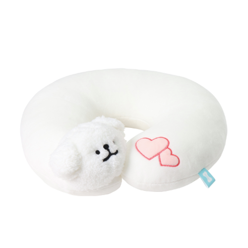 韓國限定 MALTESE 線條小狗 Travel Pillow 旅行頸枕