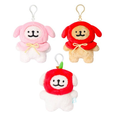 韓國限定 MALTESE 線條小狗 小紅帽公仔鎖匙扣｜3款