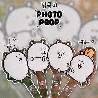 預約4月尾-韓國限定 JOKE BEAR PHOTO PROP KEYRING 拍照道具鎖匙扣
