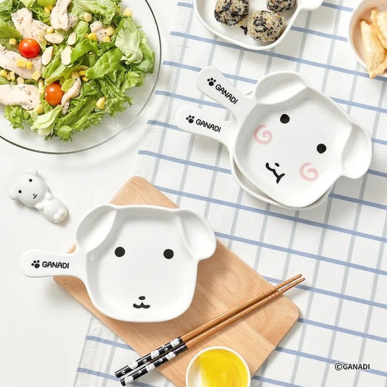 GANADI 手柄陶瓷碟 2件套裝